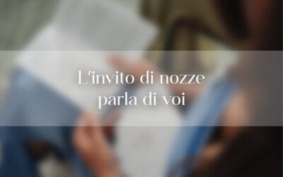 L’invito di nozze parla di voi