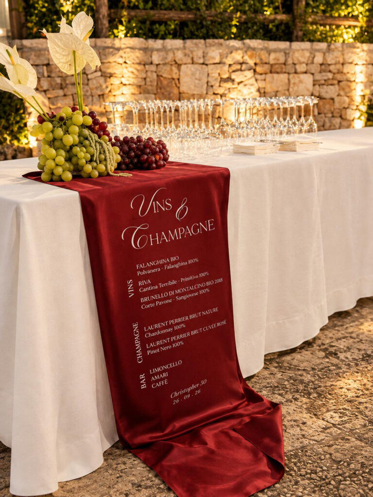 Wedding stationery per destination wedding in Puglia
